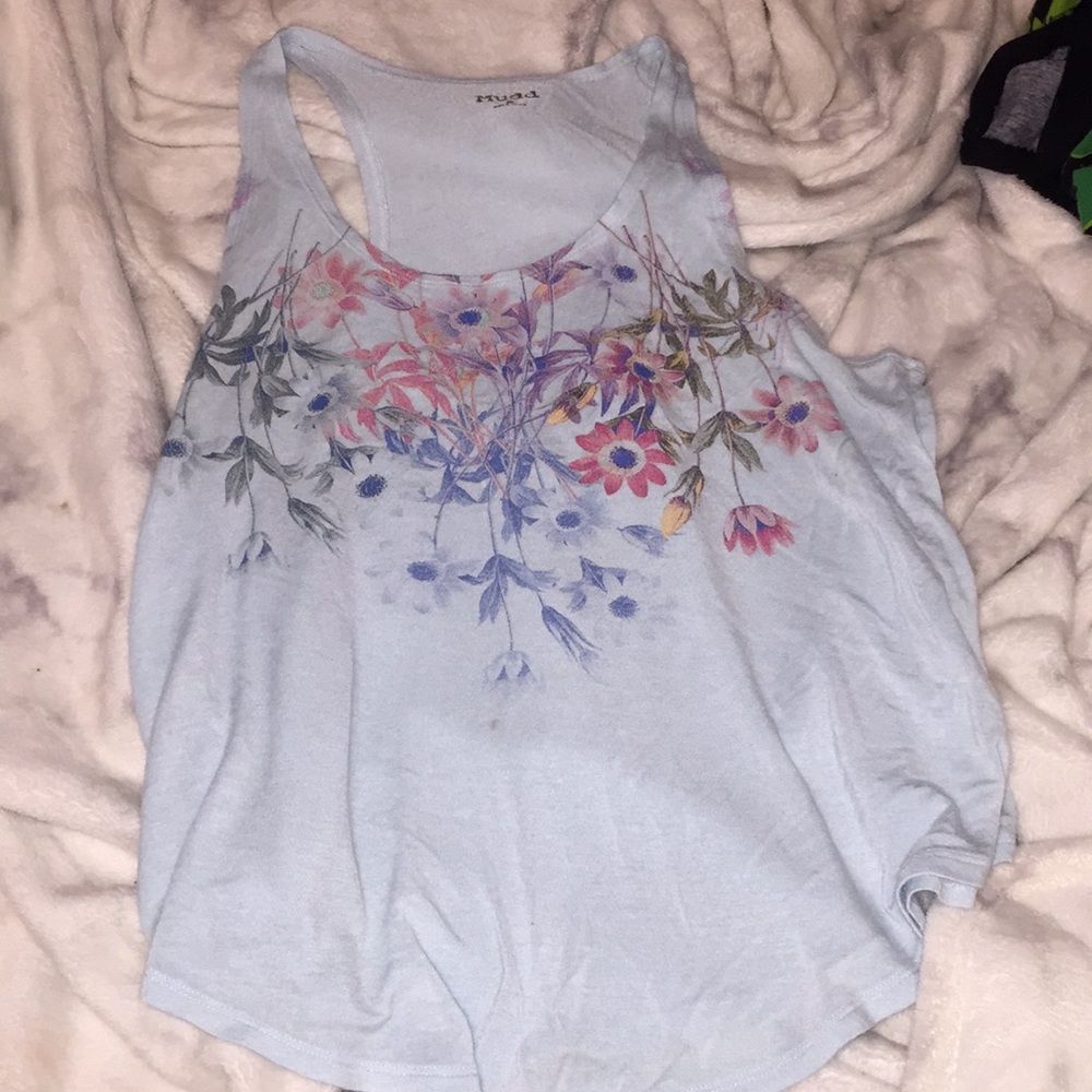 Floral tank tops